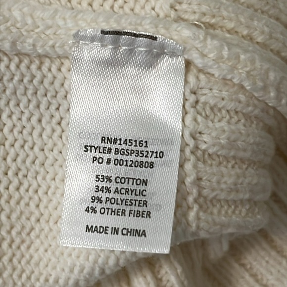 Charming Charlie Silver Metallic Accent Fair Isle Sweater - Picture 10 of 11